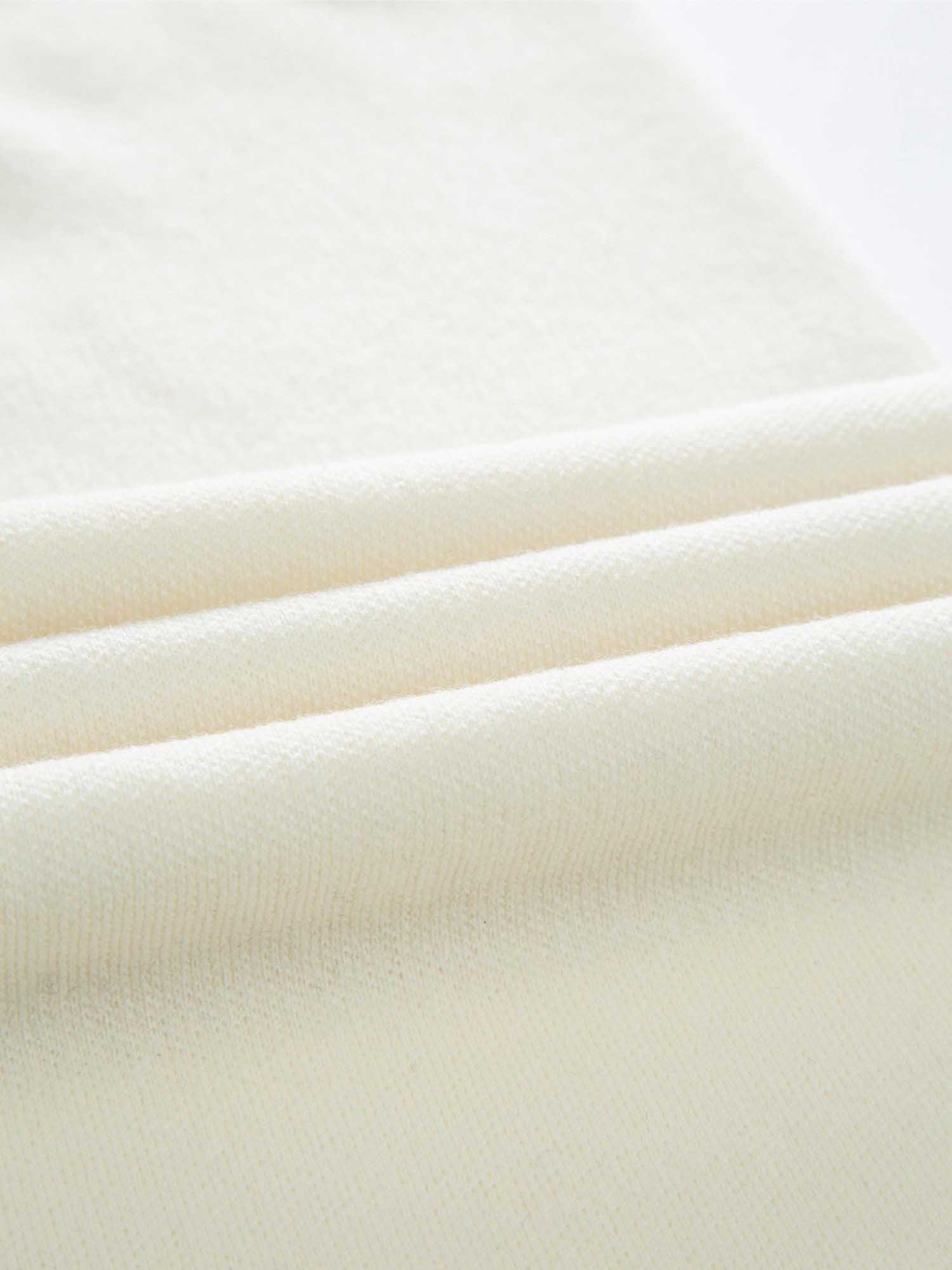 Hemsedal Knitted Flare Pants Dame White Swan