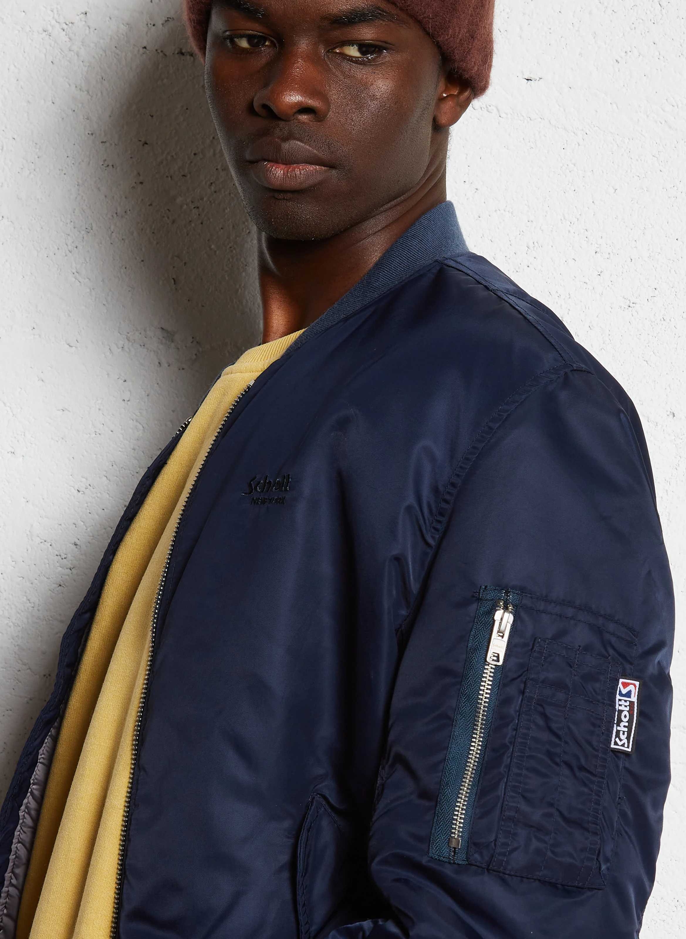 Blouson ample vintage| Bleu