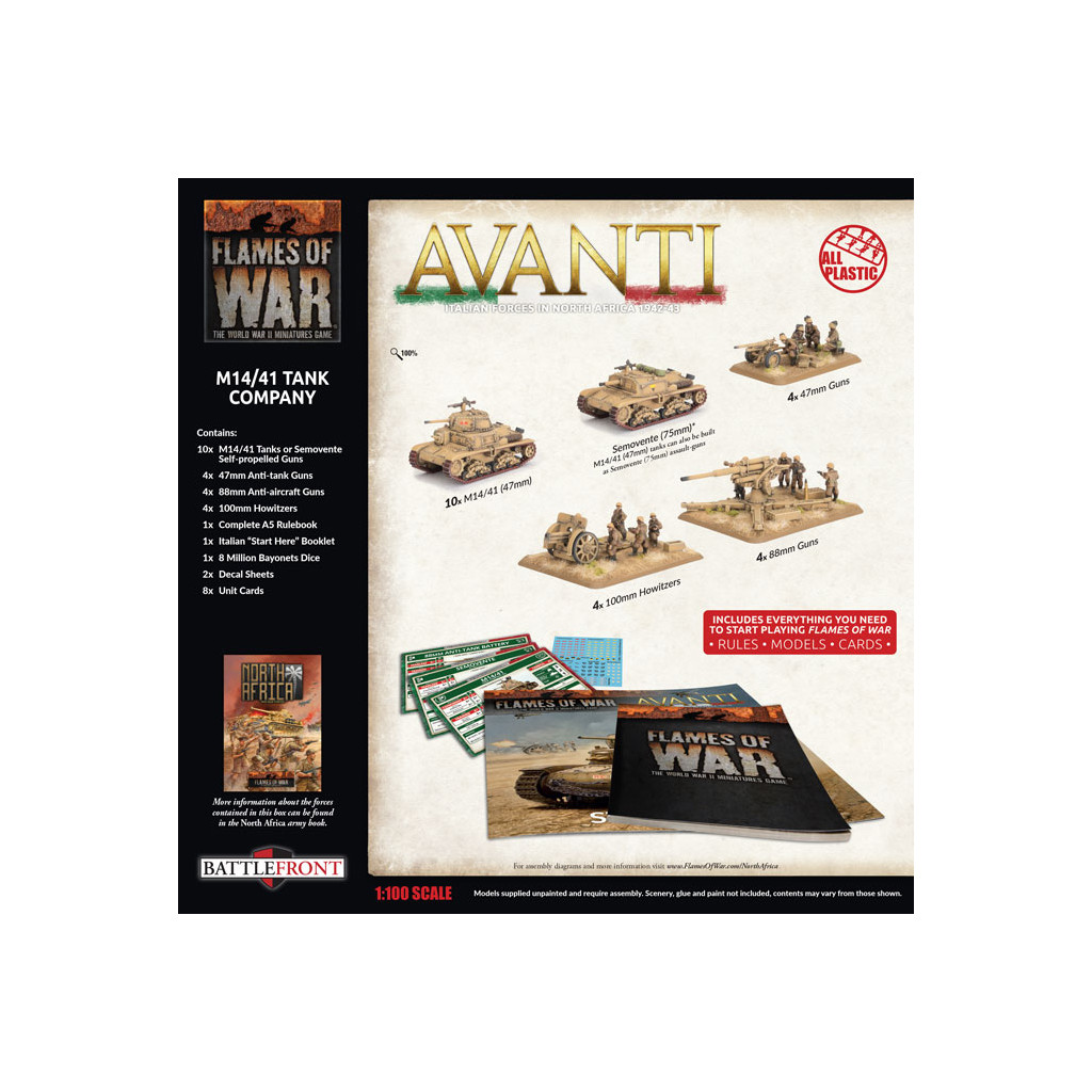 Flames of War - Italian M14/41 Tank Company