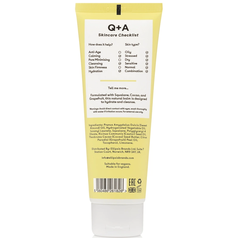Q+A Grapefruit Cleansing Balm 125 ml