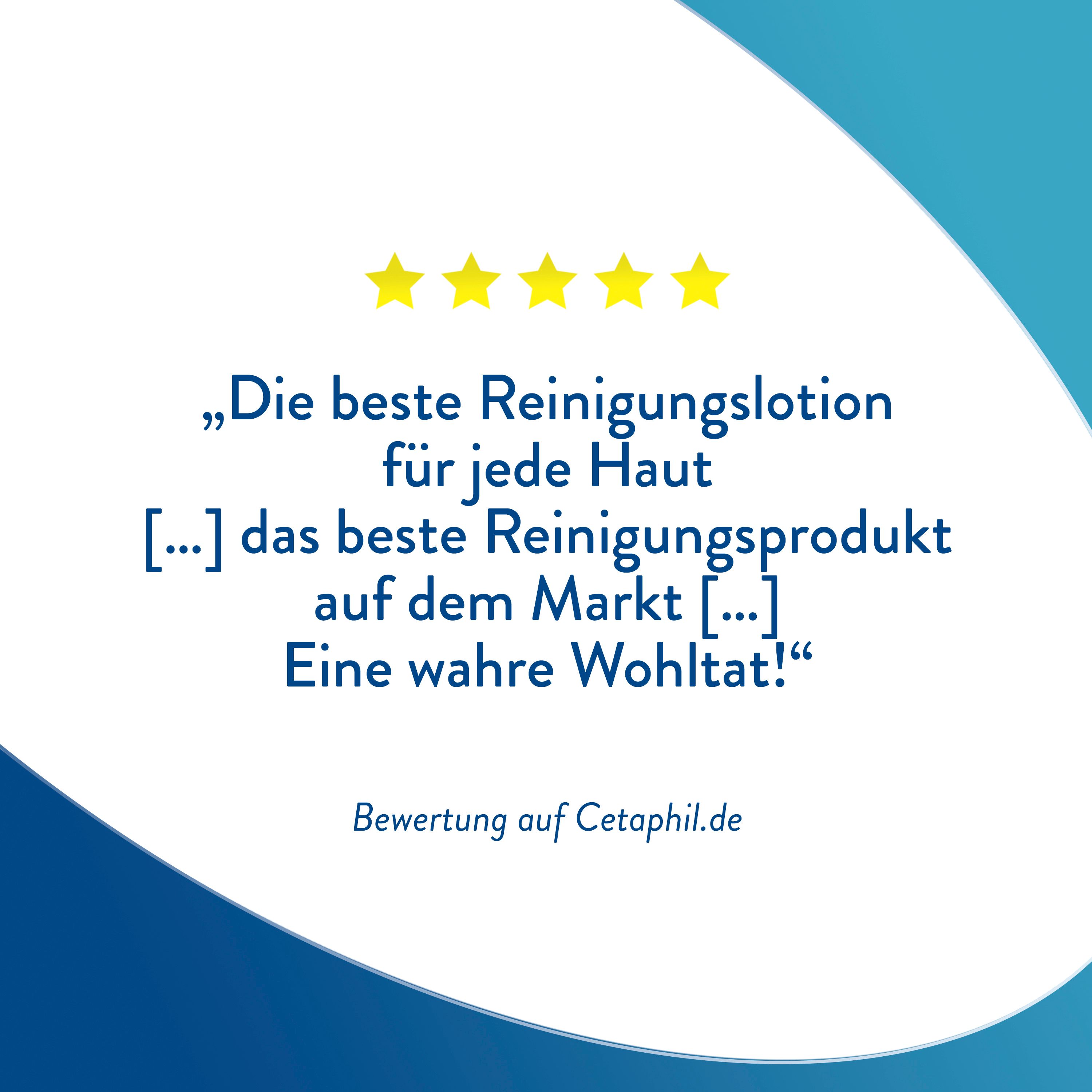 CETAPHIL Reinigungslotion Feuchtigkeitsspendende Reinigung für Körper & Gesicht + Cetaphil Pro ItchControl Repair Sensitive Handcreme GRATIS