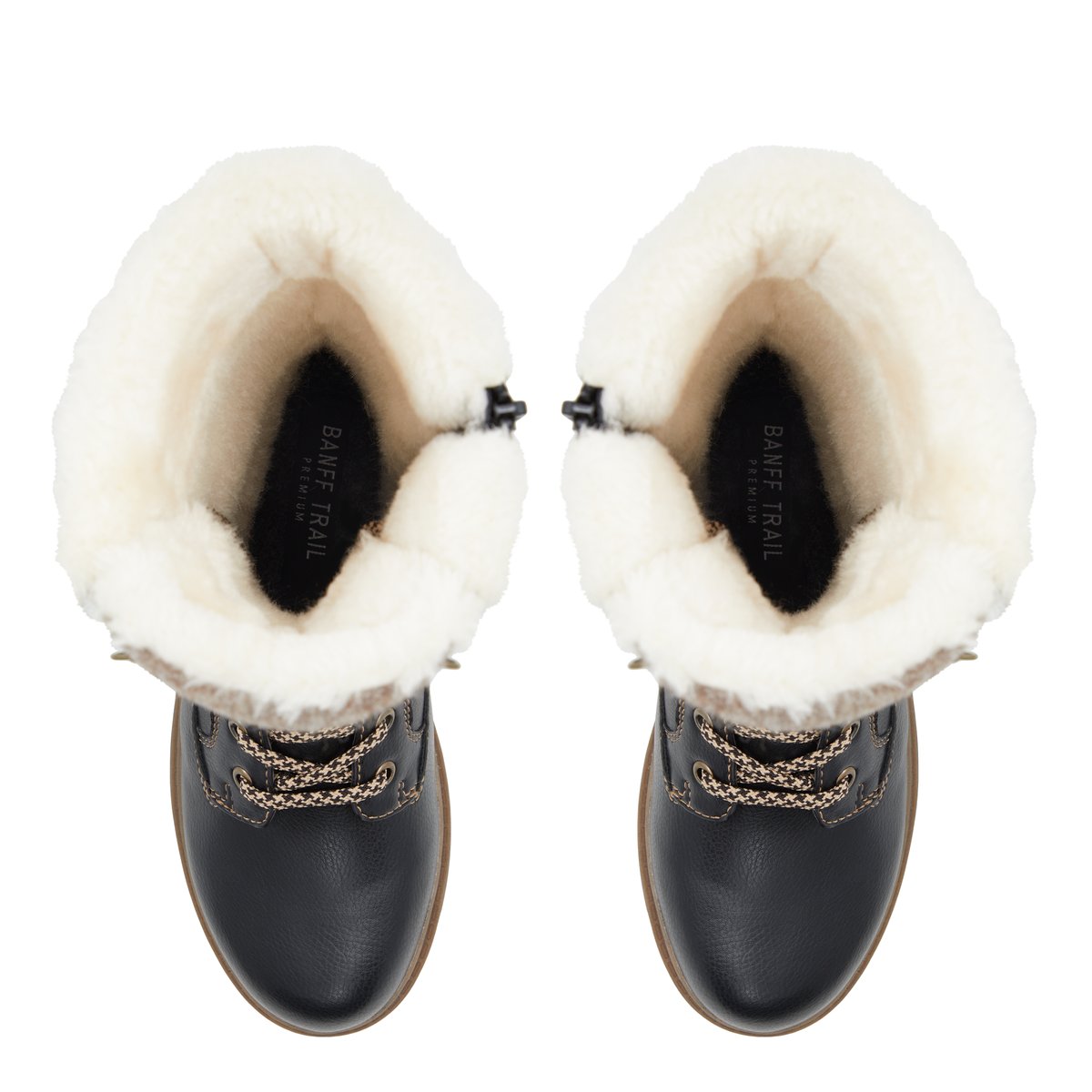 BANFF TRAIL PREMIUM-Sevoican-Bottes mi-mollet d'hiver - Semelle tracteur - Noir