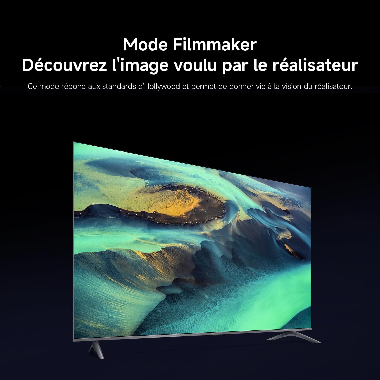 Xiaomi TV F Pro 55, 140 cm (55 Pouces), 4K UHD QLED, Smart TV, Fire TV, Contrôle Vocal Alexa, HDR10+, Mode Game Boost 120Hz, MEMC, 2Go+32Go, Compatible avec AirPlay [Classe énergétique G]