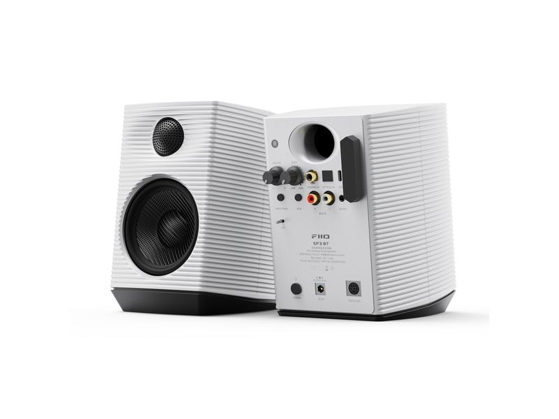 FiiO Regallautsprecher Paar SP3 BT Weiss Aktives Lautsprecherpaar mit Bluetooth