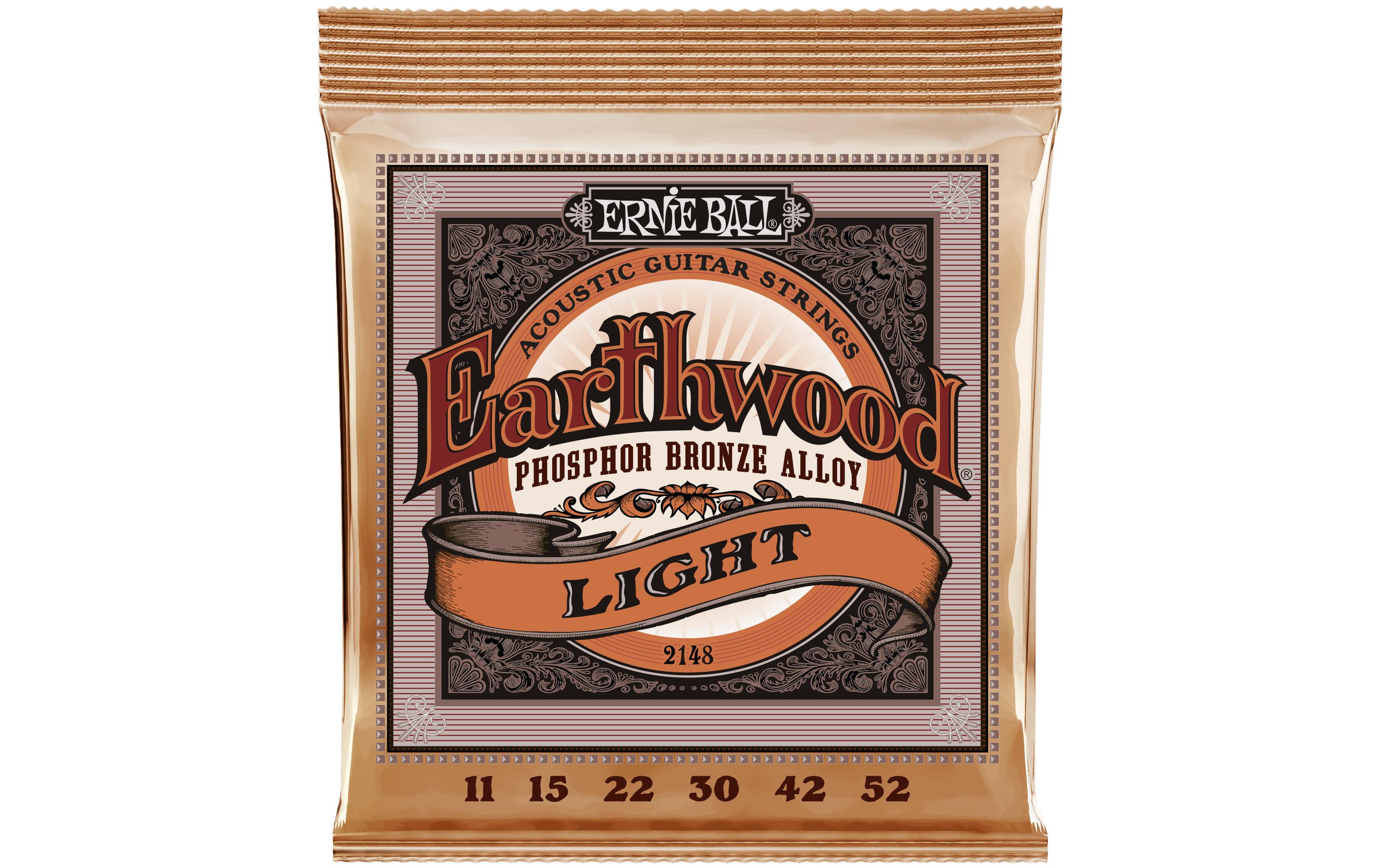 Gitarrensaiten 2148 Earthwood PB – Light 11-52Saitensatz für Akustikgitarre