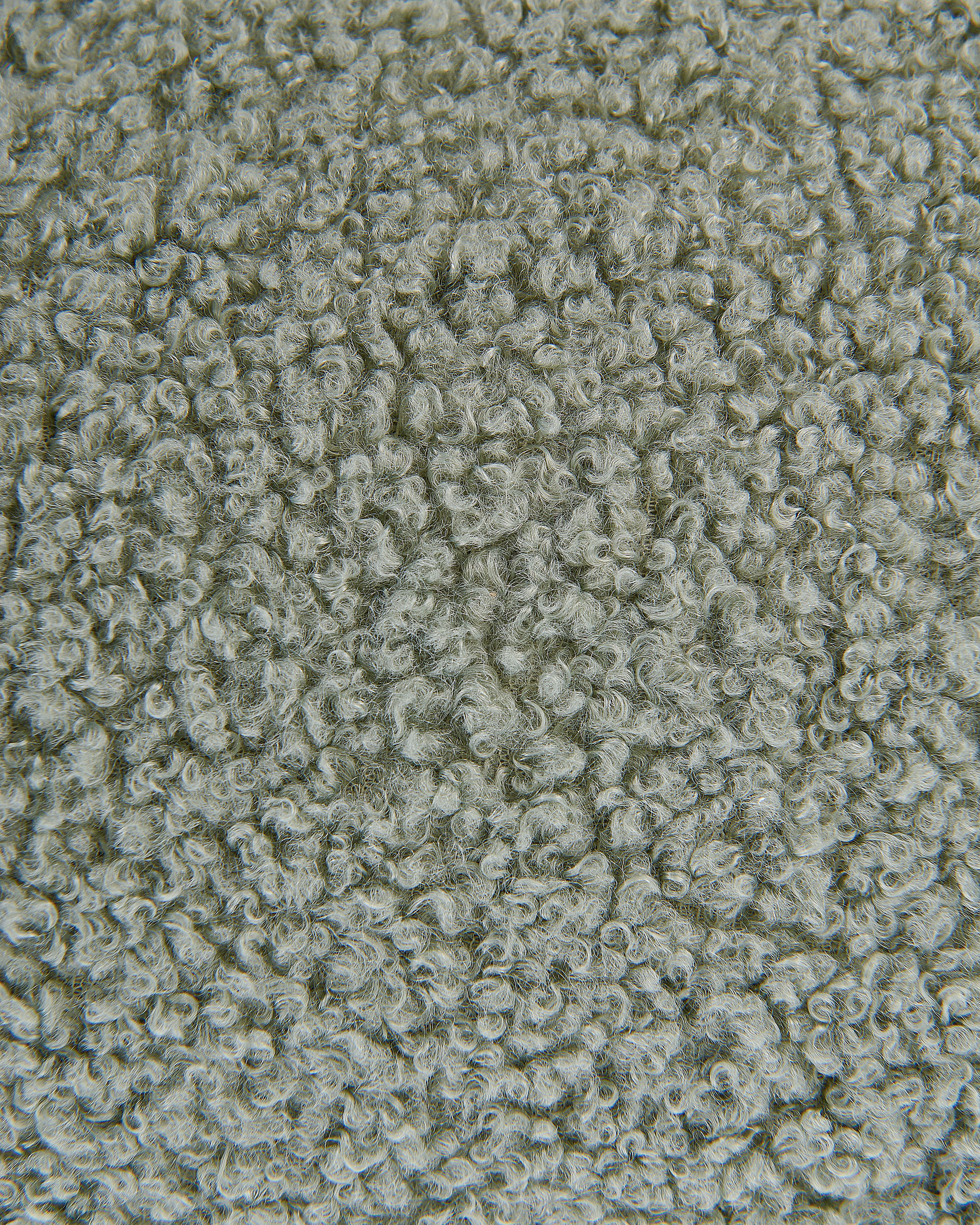Fauteuil OTSBY II met kussen Bouclé Groen