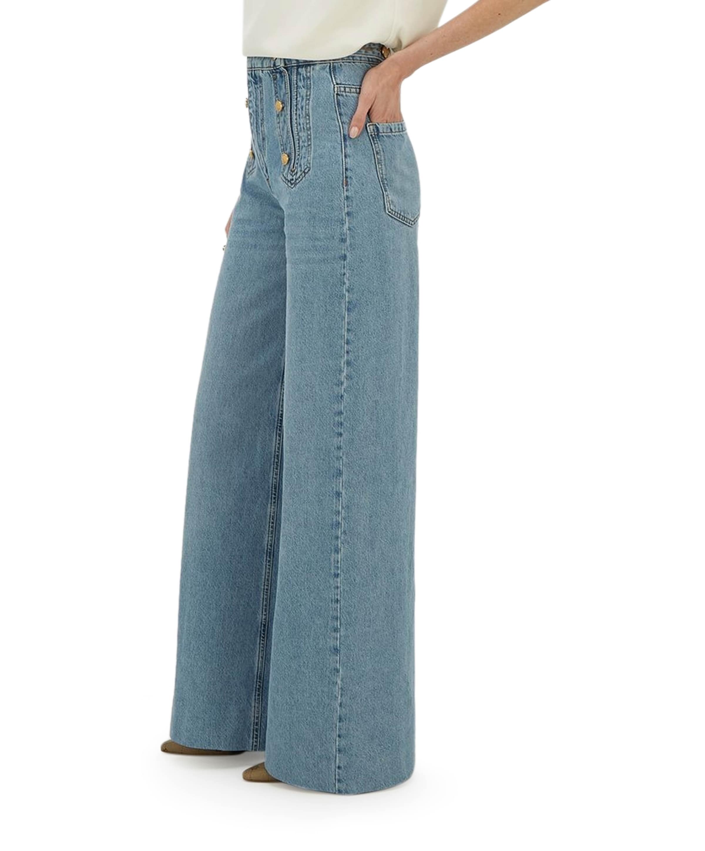 Josh V RUMO dames jeans blauw