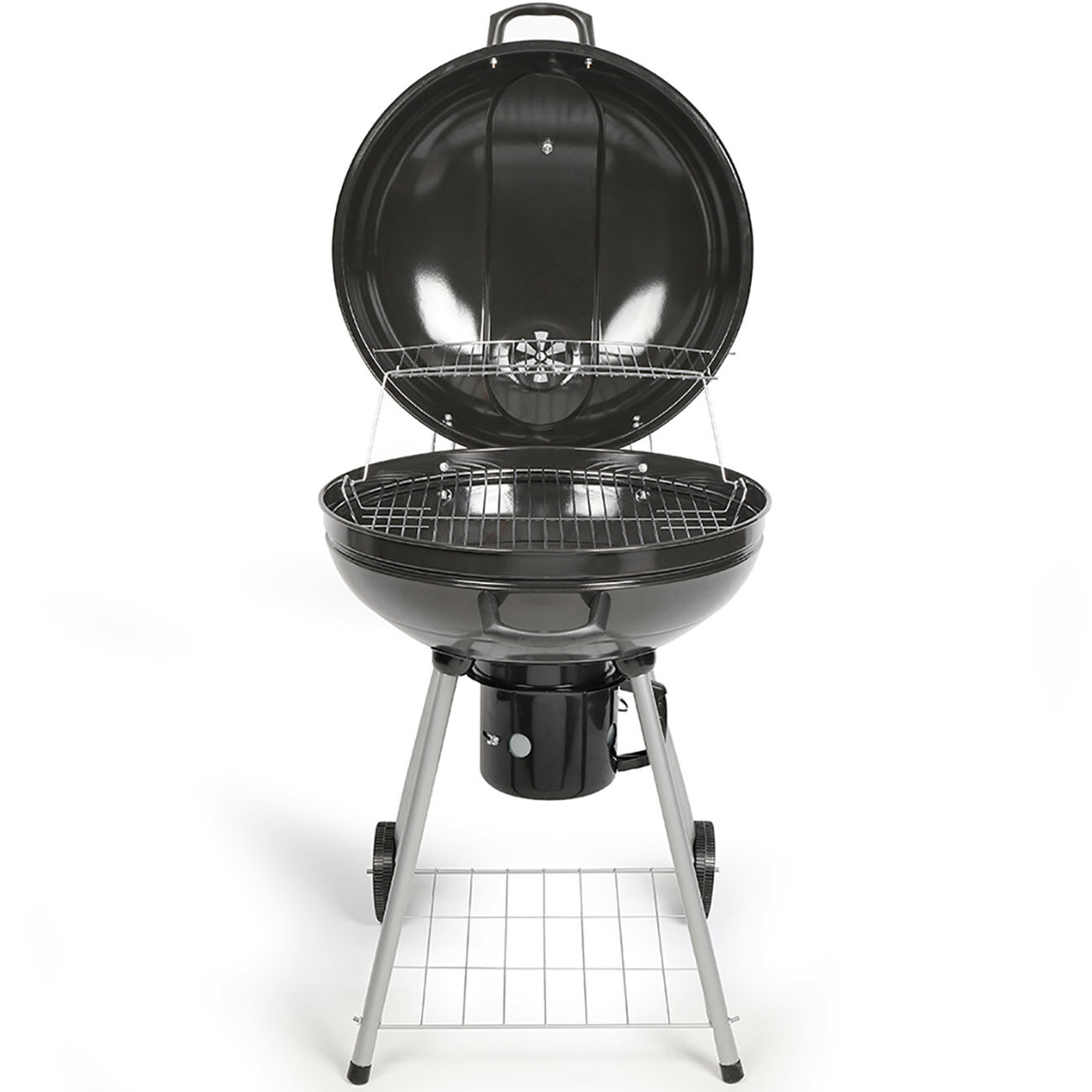 Livoo Barbecue à charbon noir - 63x58x25 cm