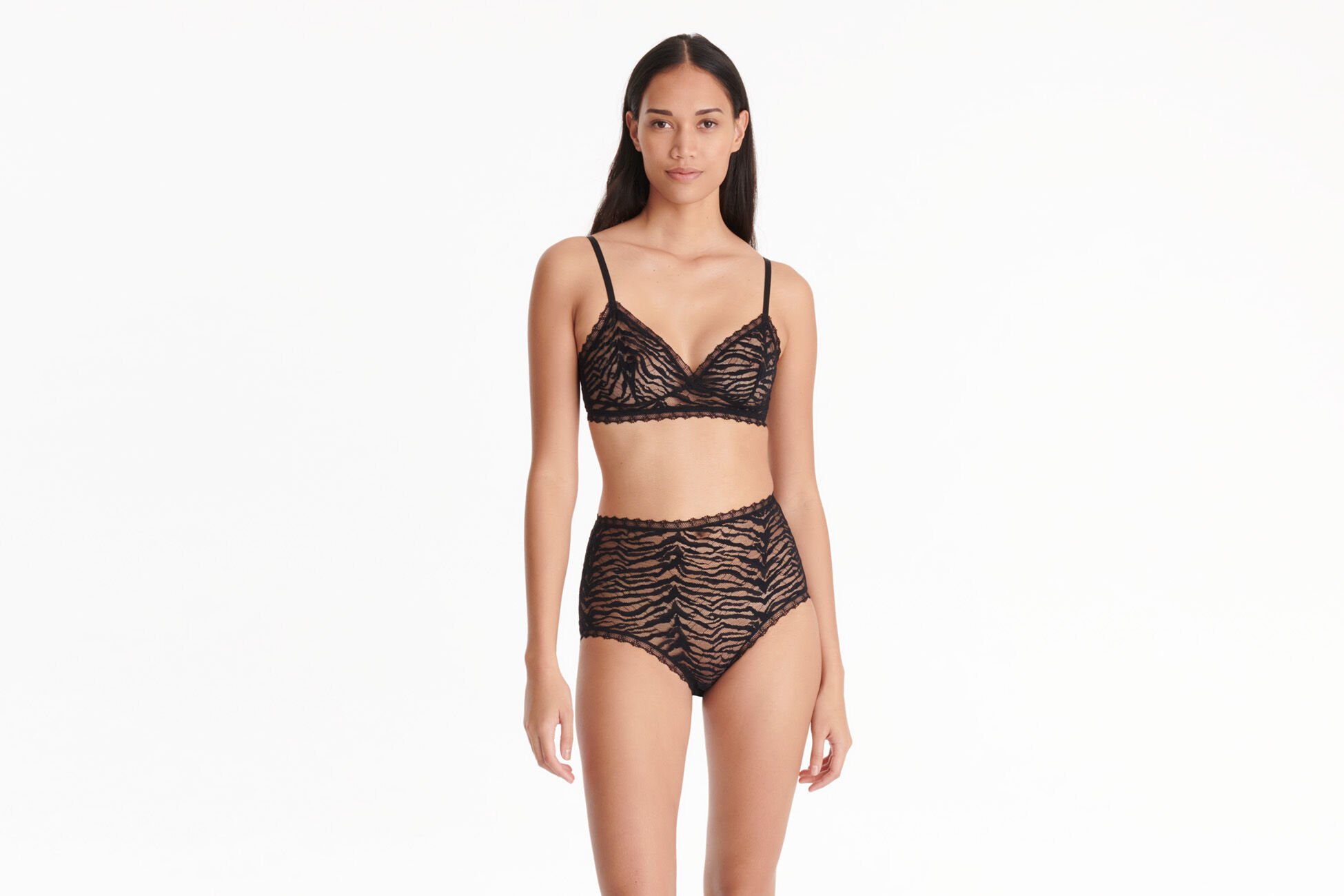 Echappee Culotte taille haute NOIR