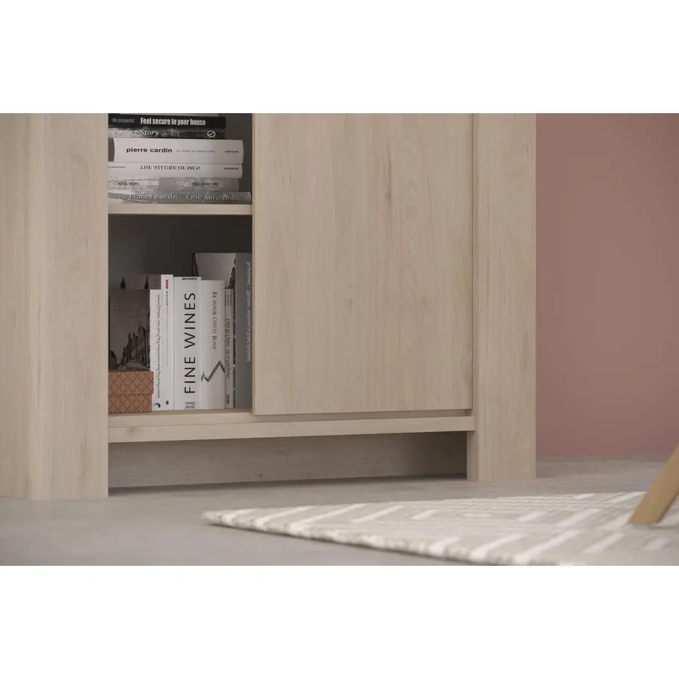 Buffetkast Porto 90cm met 2 deuren & 1 lade - jackson eik