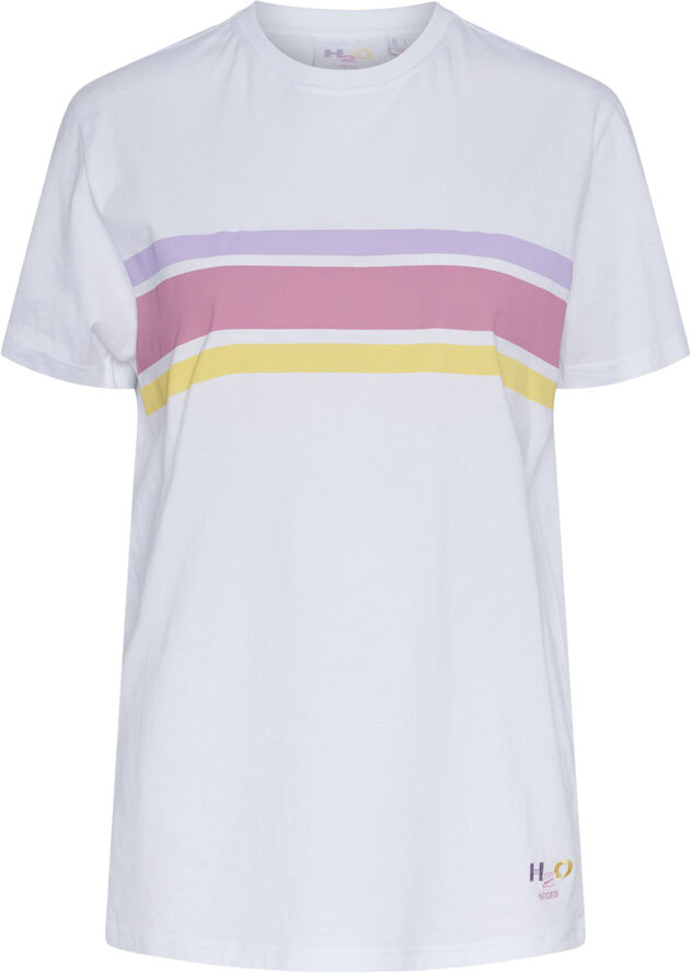 Pieces PCMIXTAPE SS TEE D2D H2O Hvid