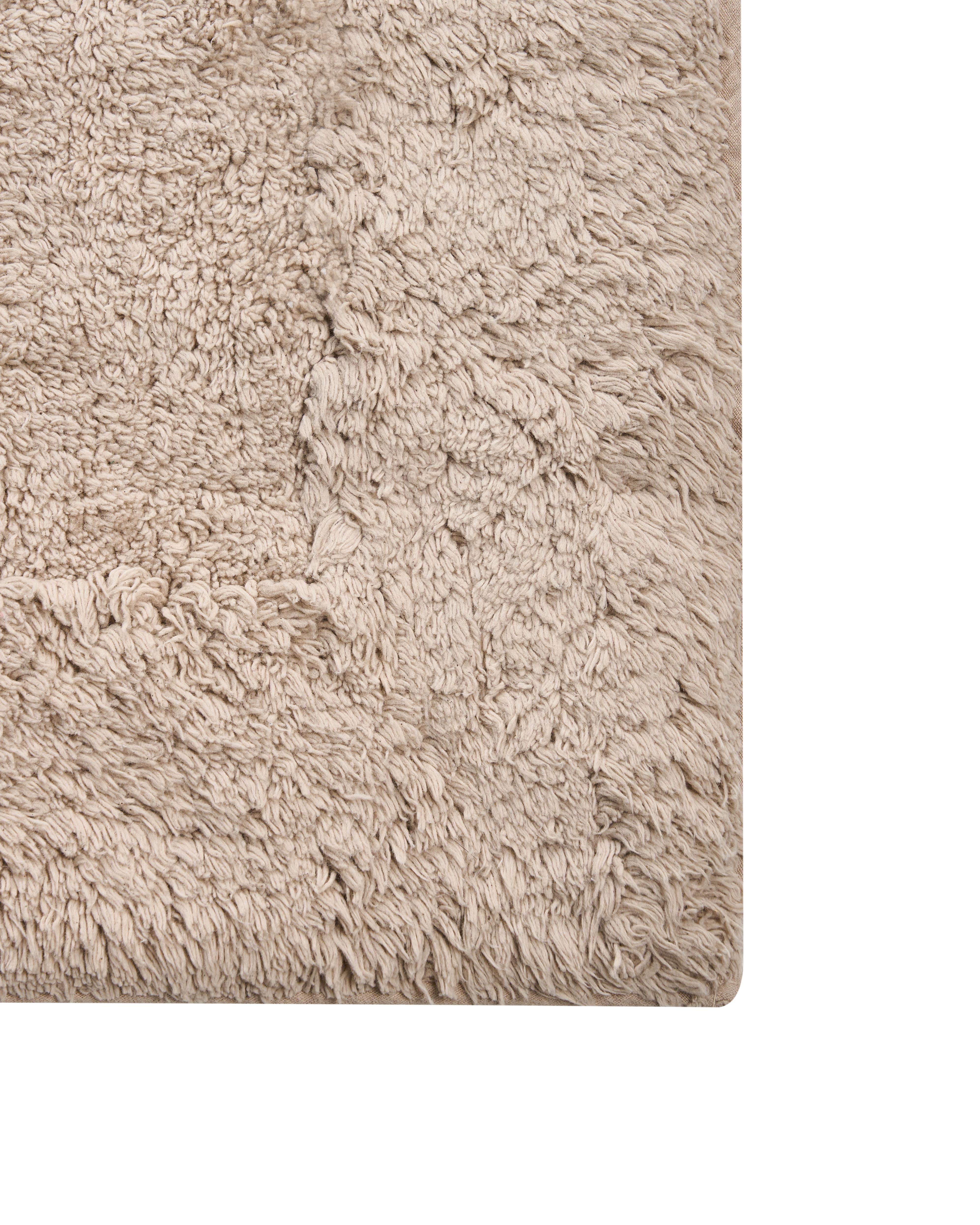 Badmat BABAIL Lichtbruin 60 x 90 cm Katoen