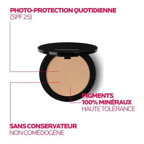 Base Mineral La Roche-Posay Toleriane FPS 25 nº 15 Bege Dourado 9,5g