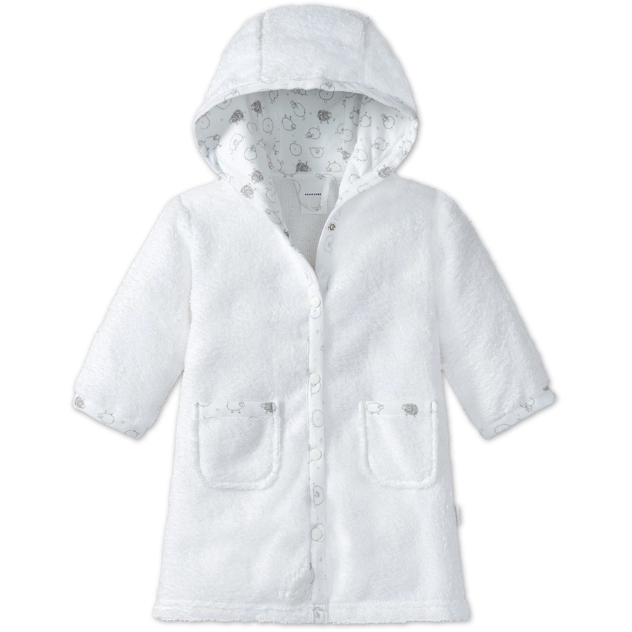 Schiesser Baby Bademantel Original Classics weiss