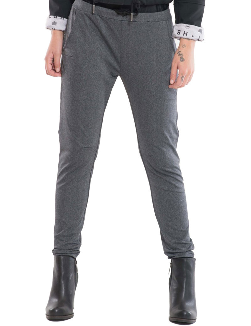 HBT BASICS - CRUZ PANTALON GRIS CHINÉ