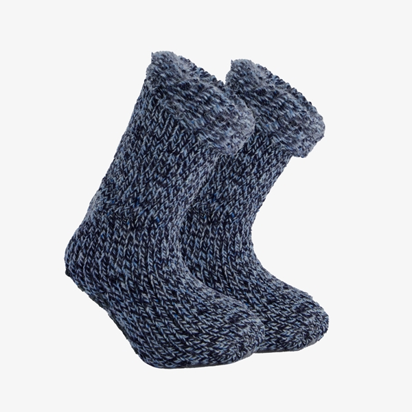 1 paar kinder antislip sokken blauw