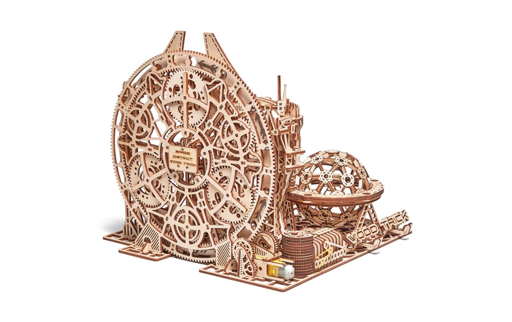 Bausatz Galaxy Kugelbahn<br>Elektrische Kugelbahn 3D Bausatz aus Holz