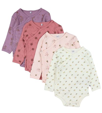 Pippi Baby Body L/æ - 4er-Pack - Dusty Rose