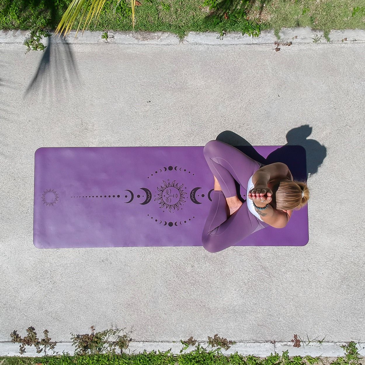 DIVASYA Yogamatte aus Eco-PU & Naturkautschuk