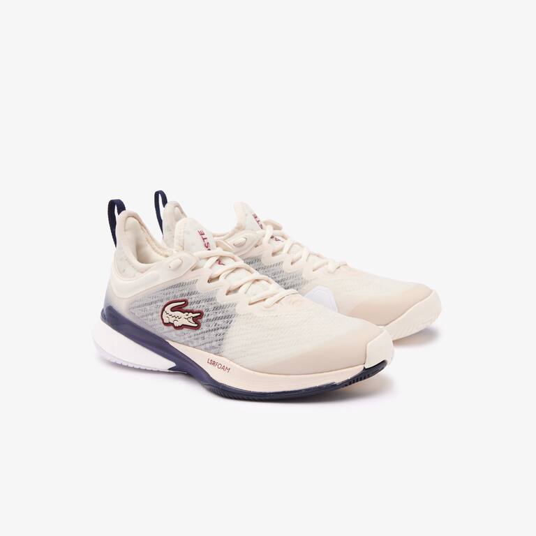 Chaussures de tennis AG-LT23 Lite femme en textile Performance - Blanc - Lacoste - Femme