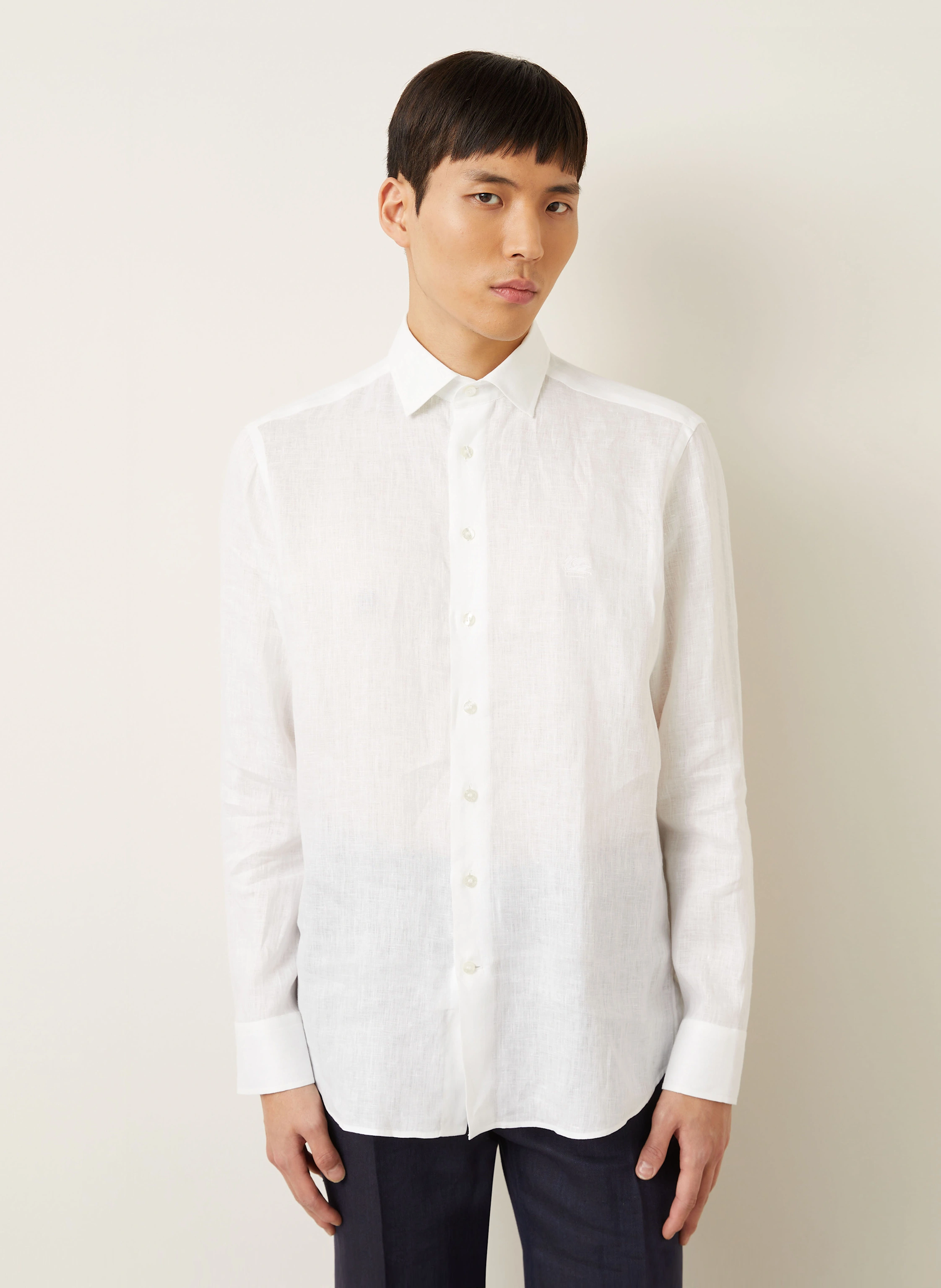 ETRO Leinenhemd Regular Fit