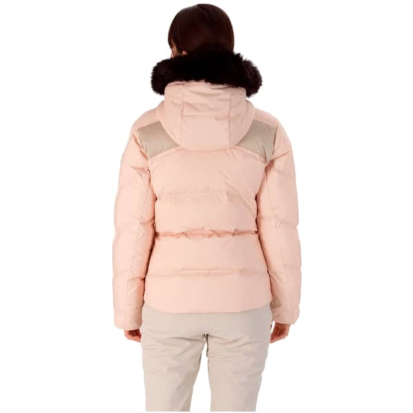 Veste de ski ROSSIGNOL W SIGNATURE DOWN JKT POWDER PINK