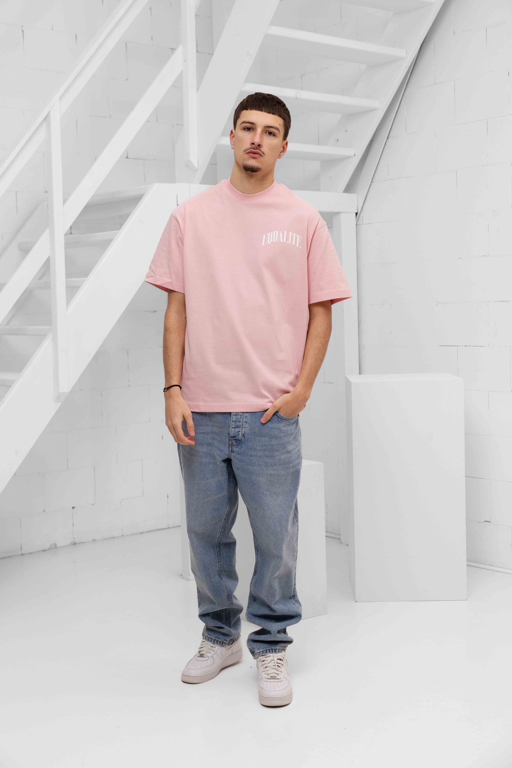 Equalité Oliver T-Shirt Heren Roze