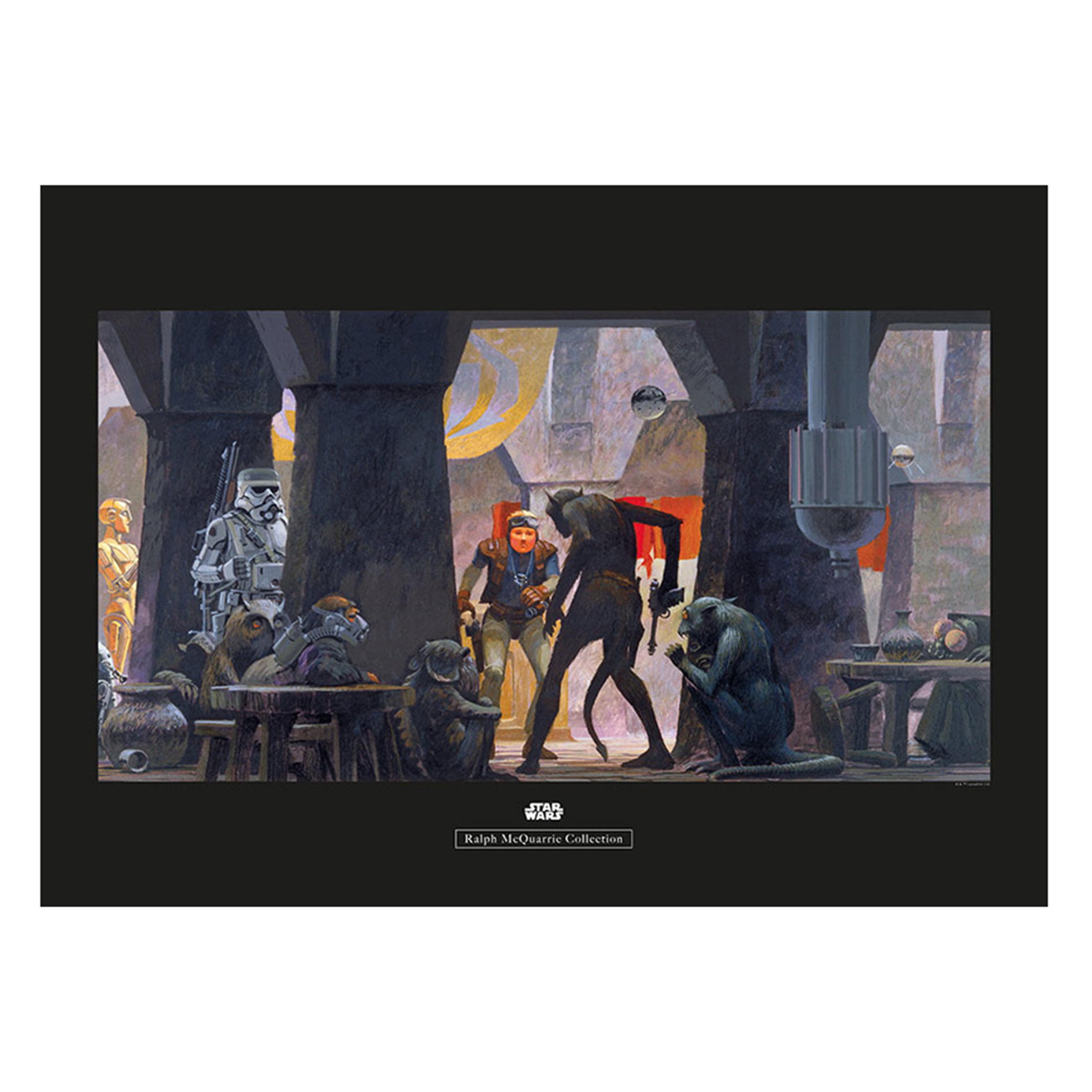 Wandbild STAR WARS CLASSIC RMQ MOS - bunt - 70x50 cm