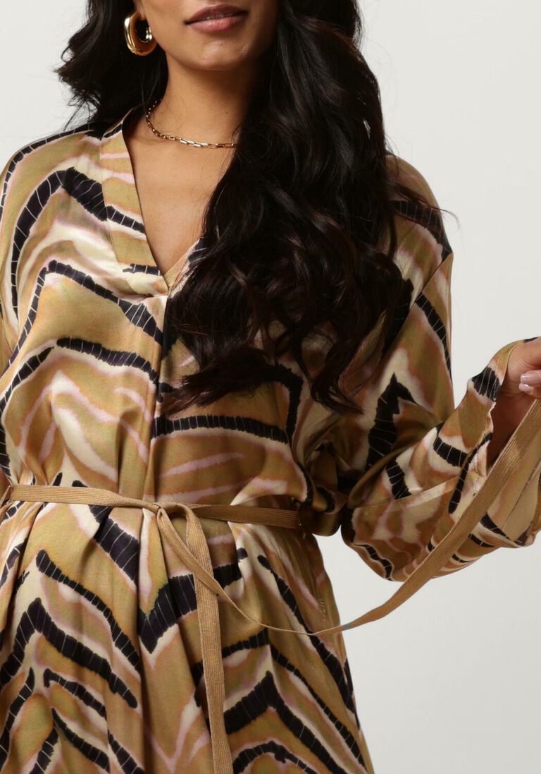 SUMMUM groene summum maxi jurk dress zigzag