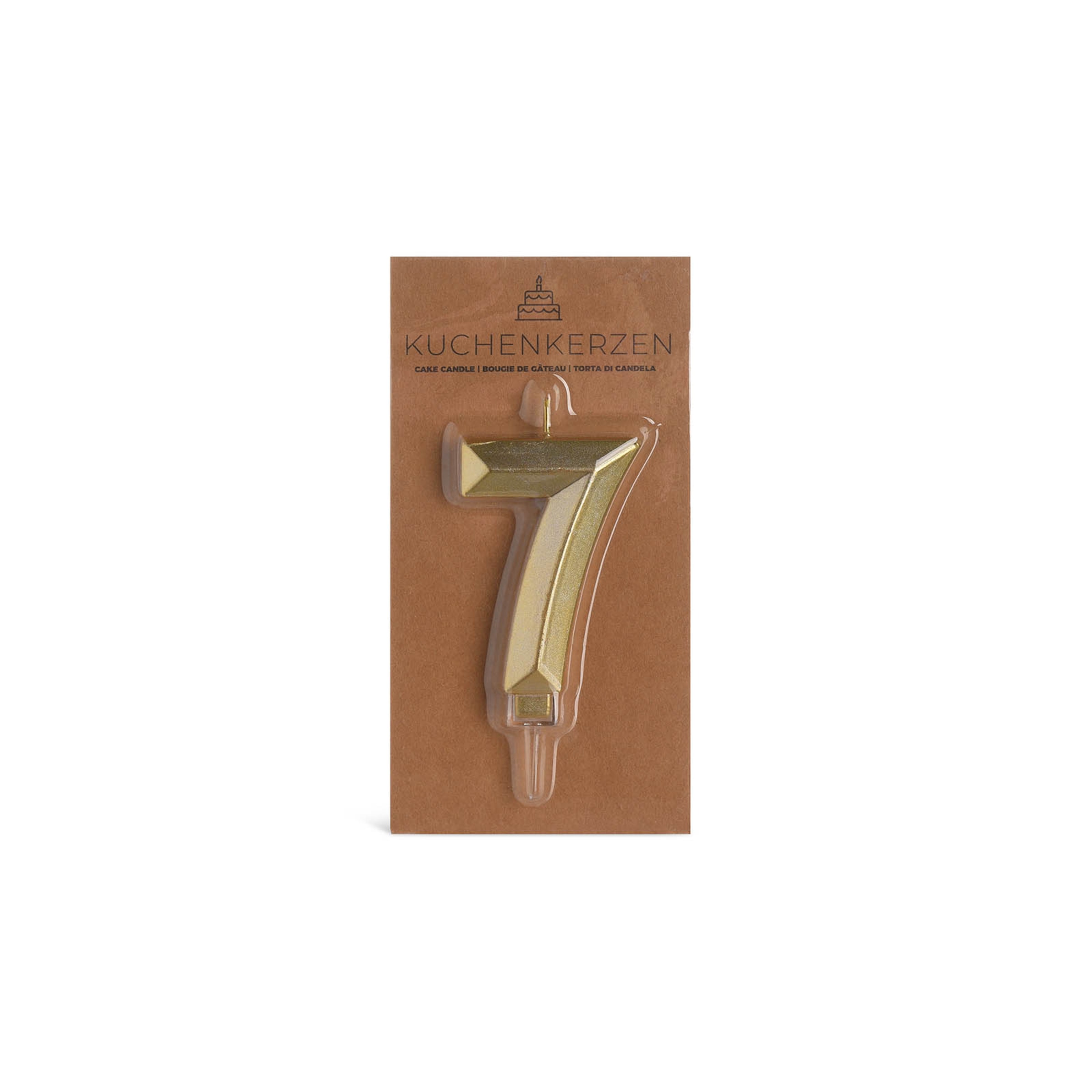 gold, H 7,5 cm