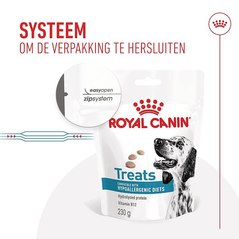 Royal Canin Hypoallergenic Treats Hond 230 gram | 15844