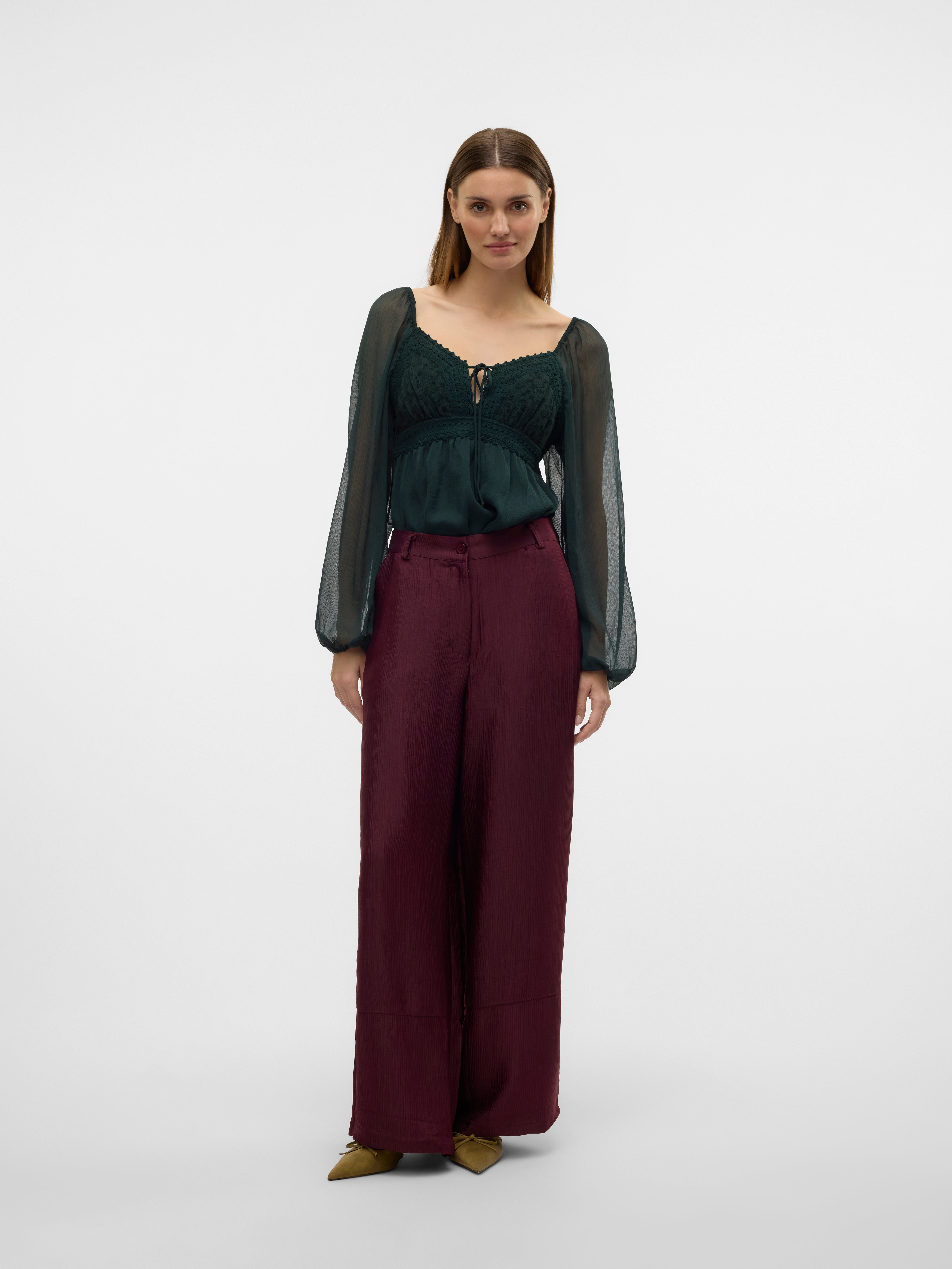 VMRAQUEL High waist Broek