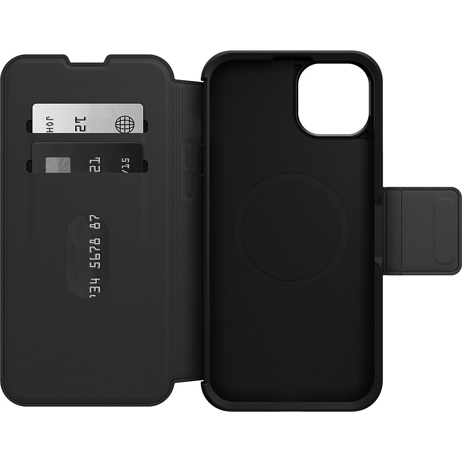 Otterbox Coque Strada Series Folio MagSafe Noir - iPhone 15 Plus
