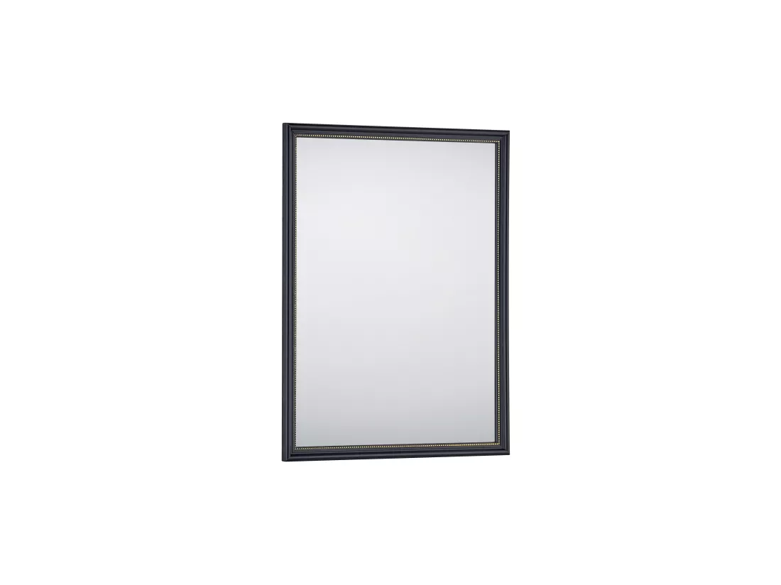 Elenor - Miroir avec cadre - Noir/Or - 34x45cm