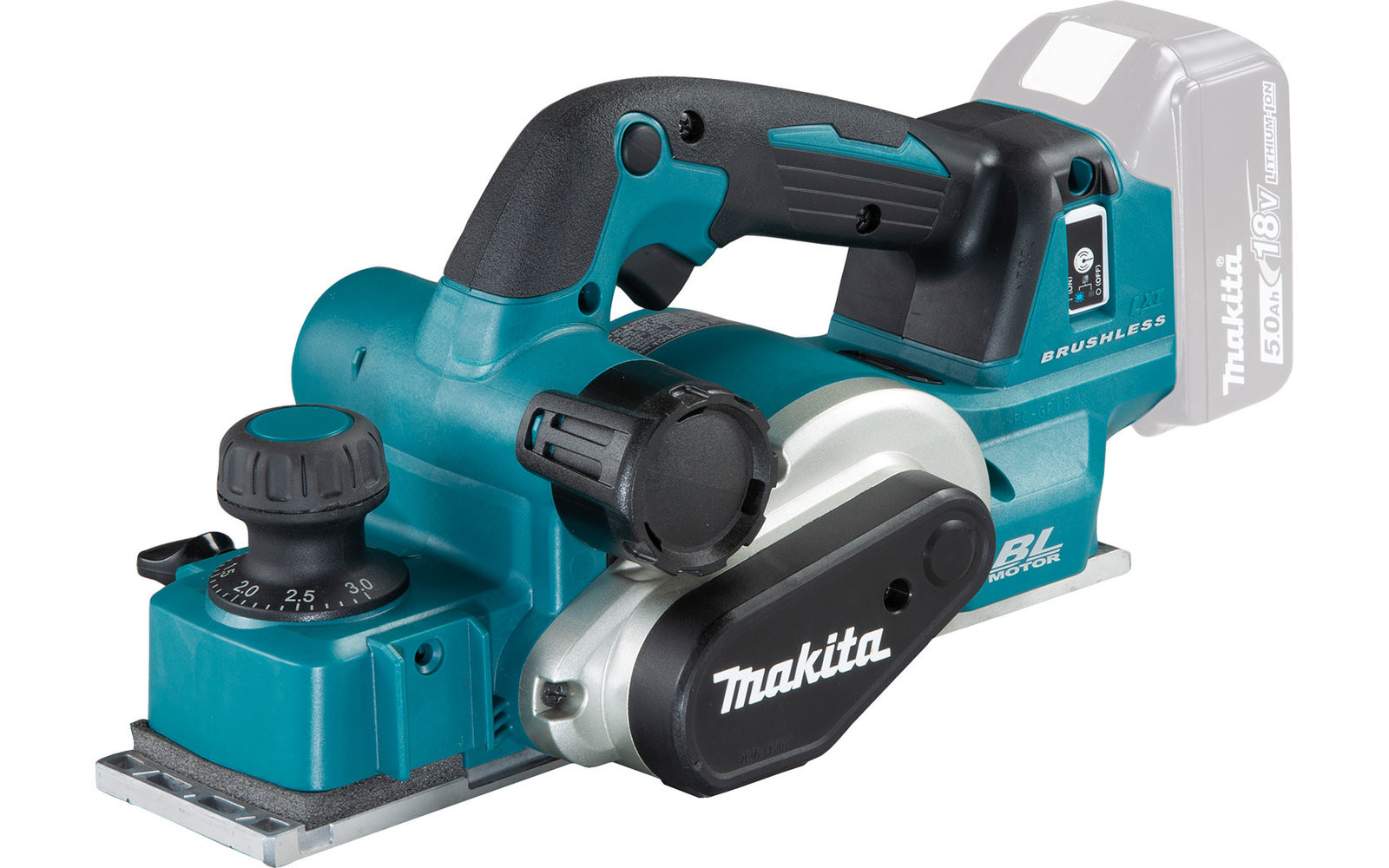 Makita DKP181Z Akku-Hobel ohne AWS Funk-Adapter 18 V (ohne Akku)