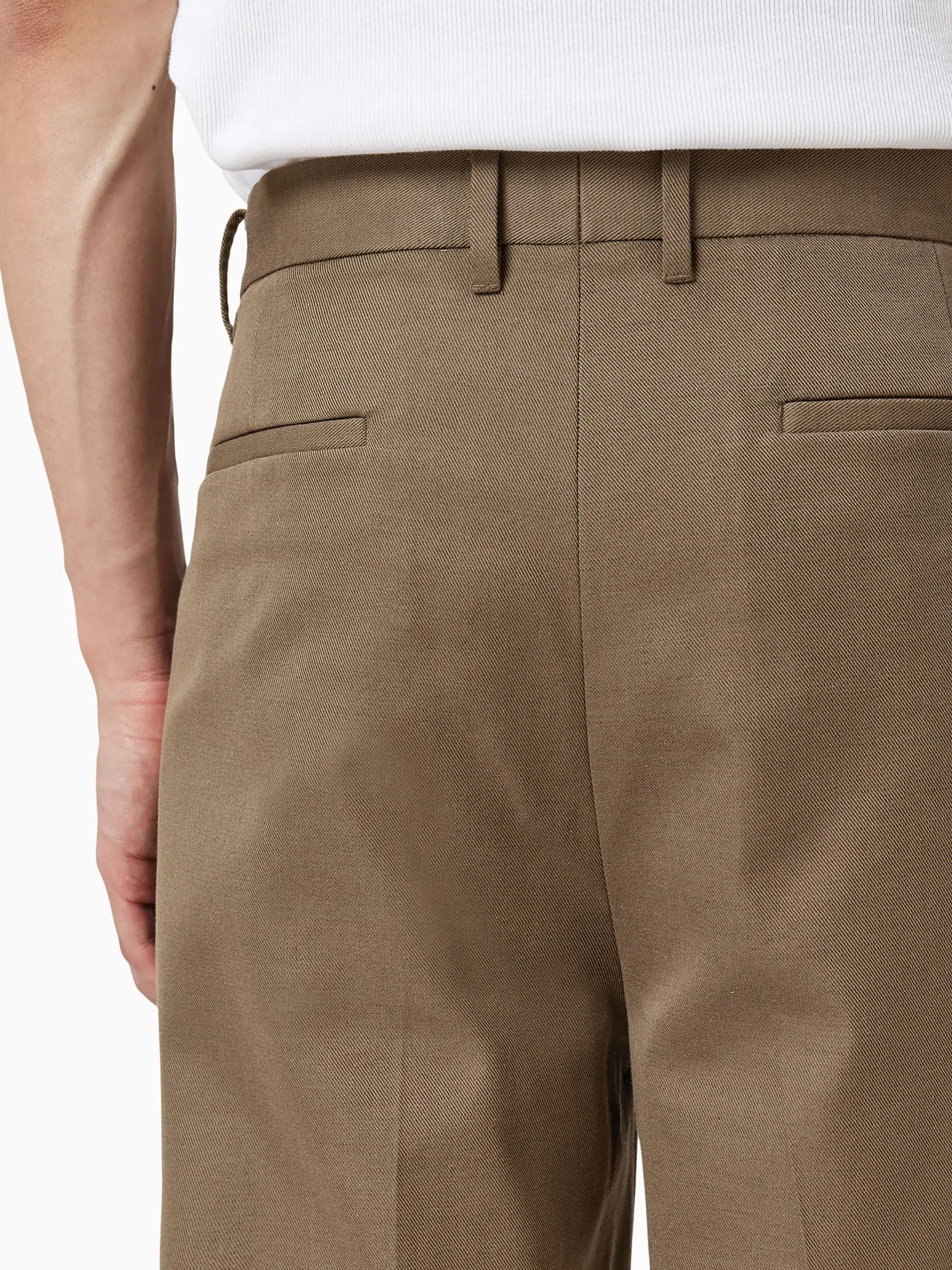 Bruin - AllSaints Tallis Straight Trousers