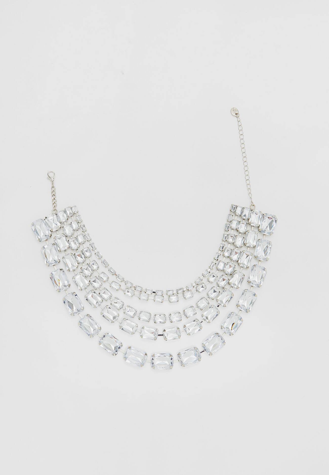Conjunto de 4 colares com strass