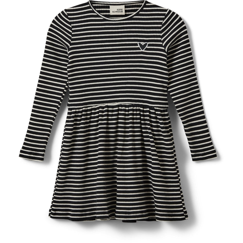 Køb Sofie Schnoor Black Striped BerraSK Kjole