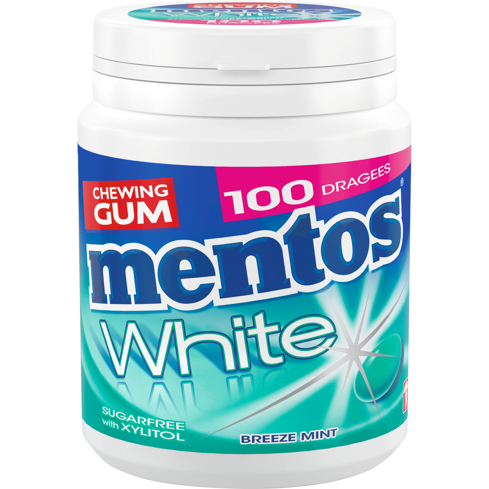 Mentos Gum White Breeze Mint 150g