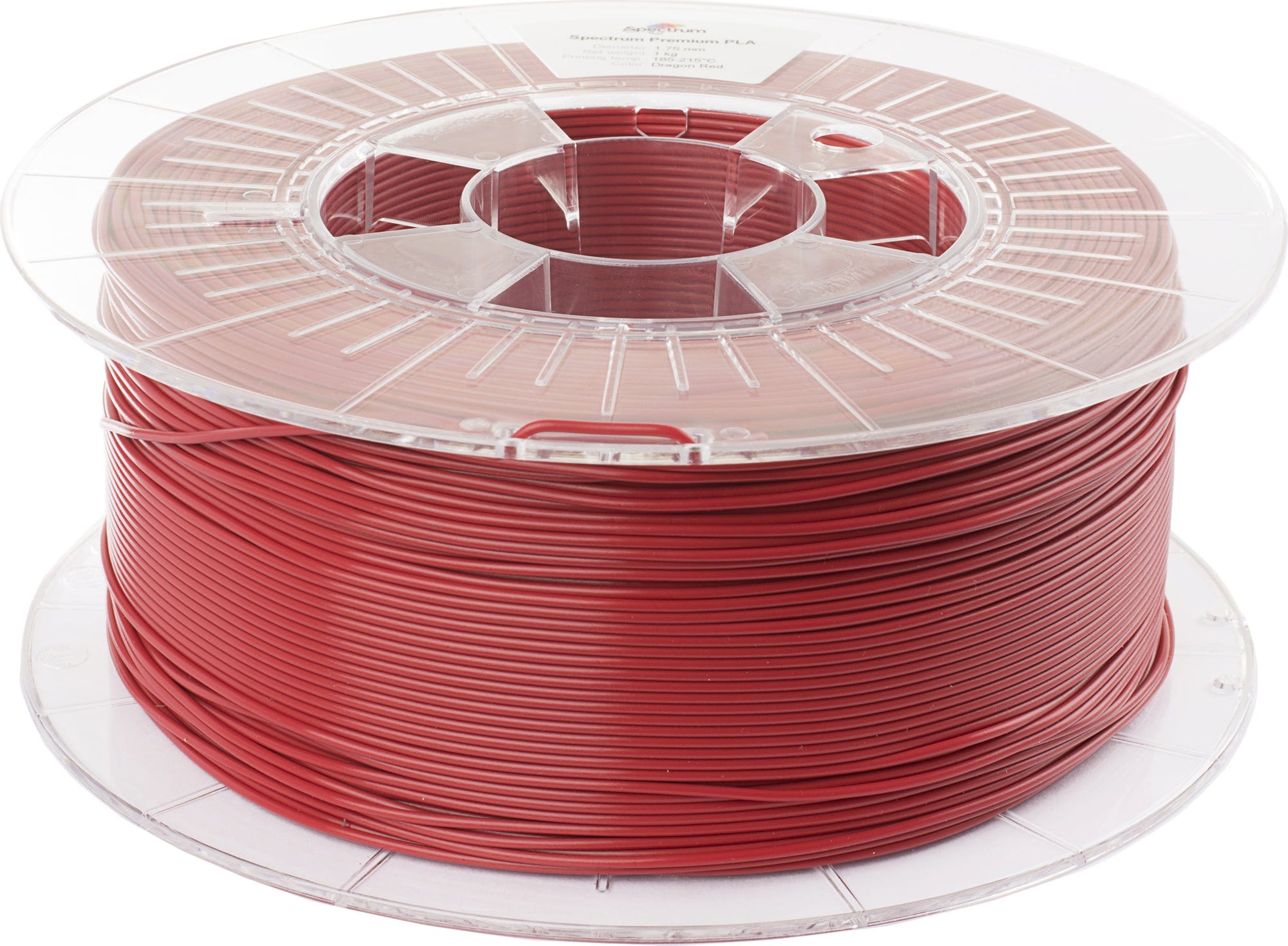 Spectrum  PLA Premium Dragon Red, 1,75 mm / 1000 g    Verzugsfreies PLA in guter Qualität