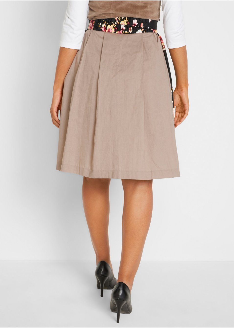 Tablier Dirndl à imprimé floral