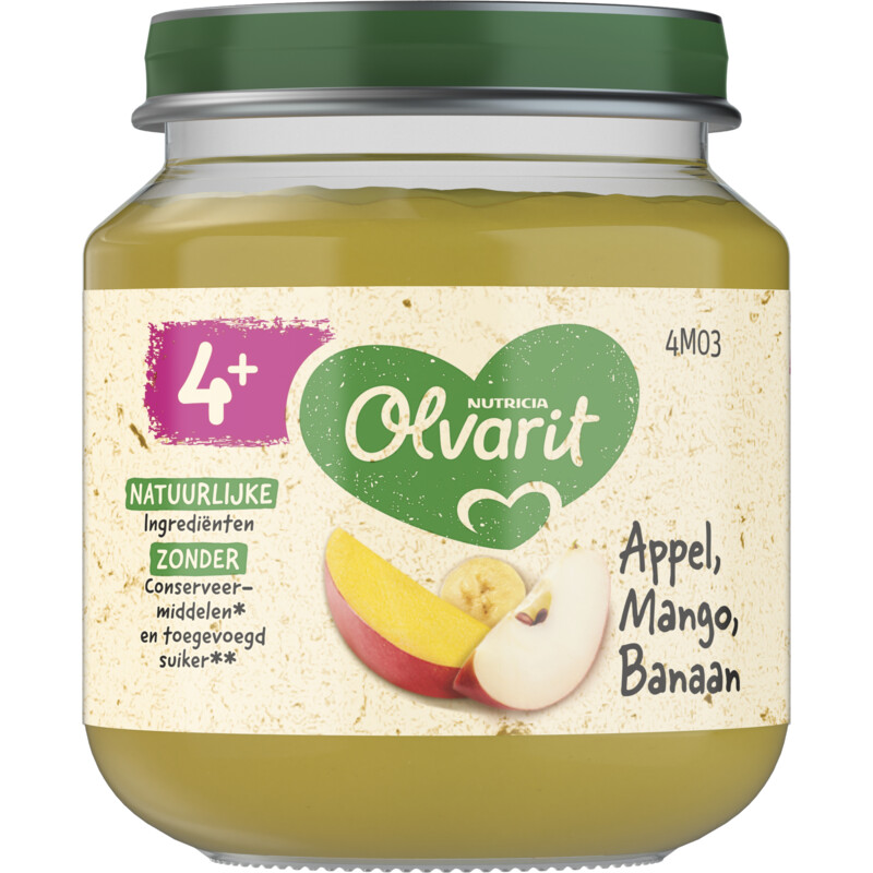 Olvarit Appel mango banaan 4m+