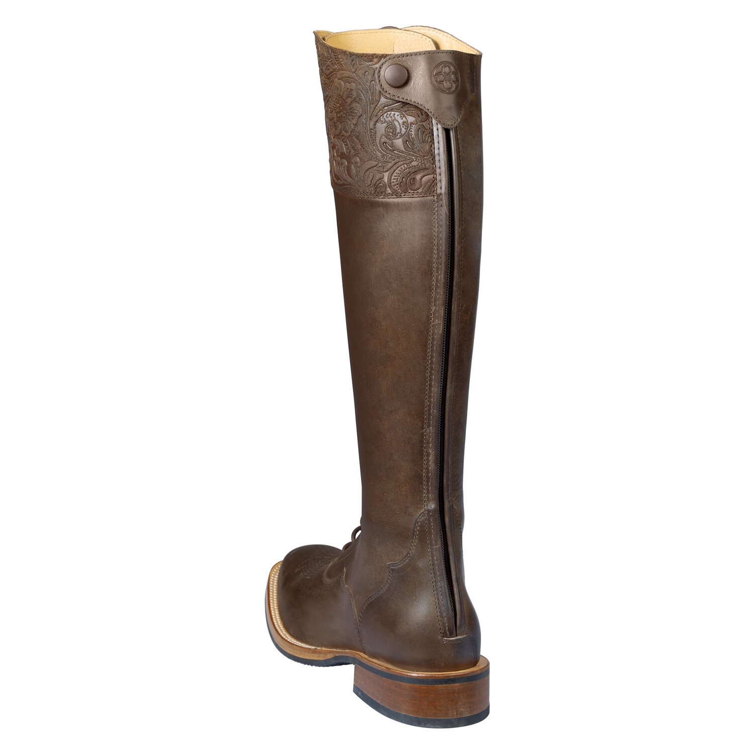 Passion 4Q Westernstiefel mit Schnürung  - dark brown