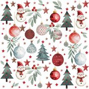 Serviette à motif de Noël 'Christmas Gifts'