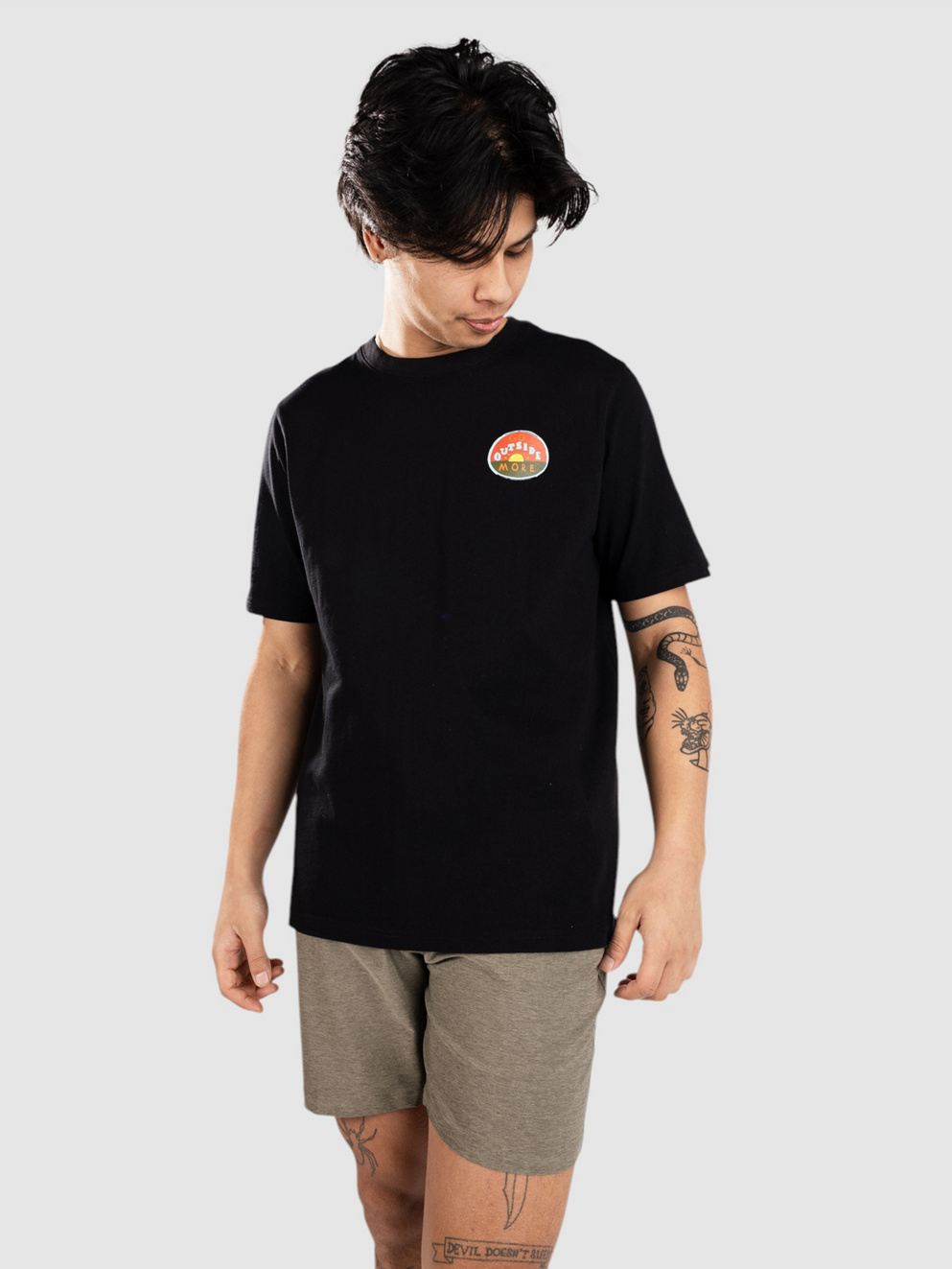 Anerkjendt Akkikki Go Outside More T-Shirt caviar