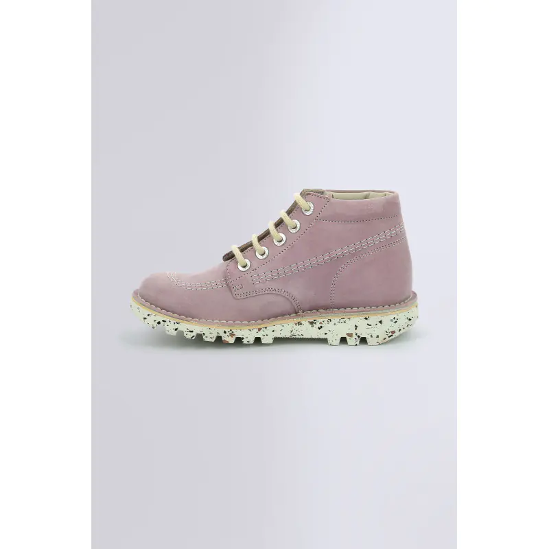 NEORALLYE VIOLET LILAS BOTTINES Cuir Femme