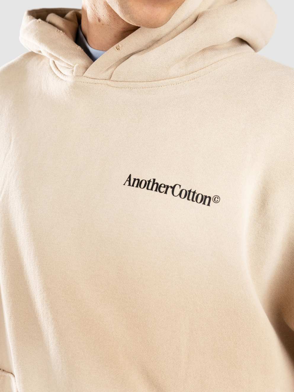 Another Cotton Lab More Espresso Hoodie washed moonlight