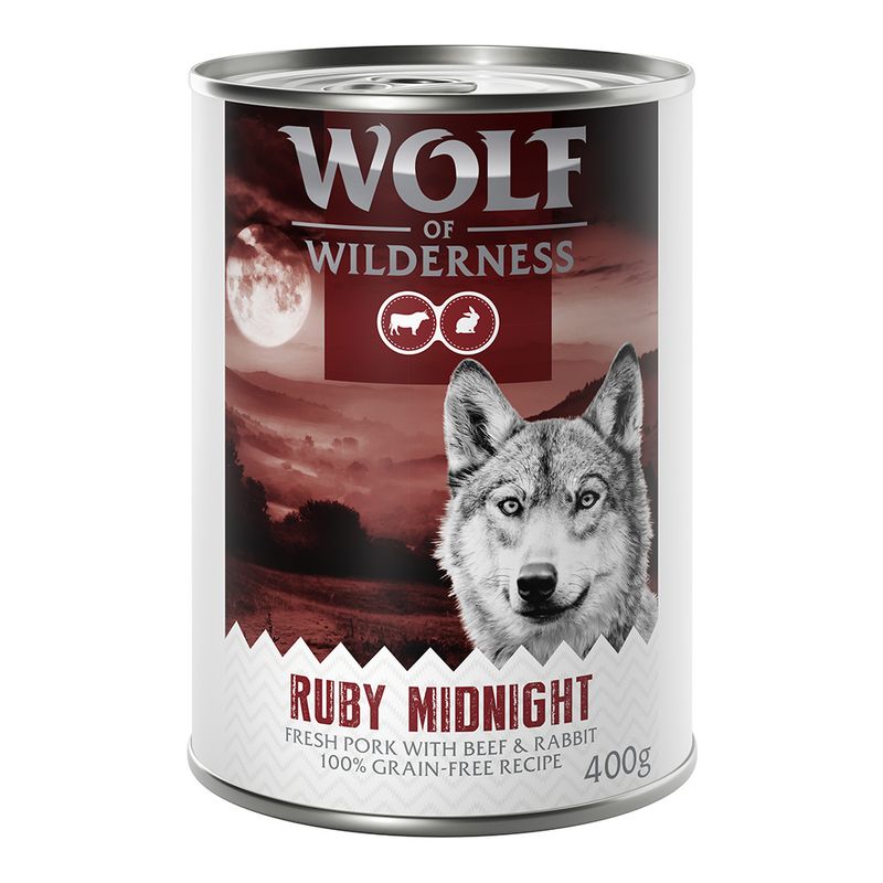 Wolf of Wilderness Red Meat 6 x 400 g ✓ pas cher