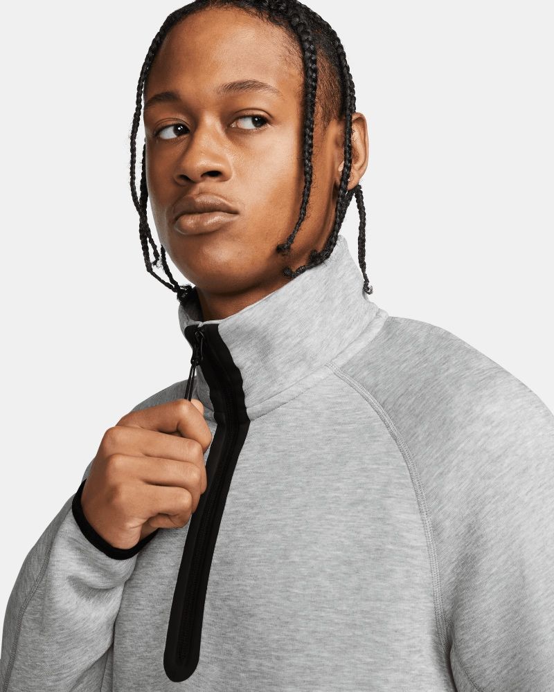 Sweat 1/2 Zip Nike Sportswear Tech Fleece Gris pour homme