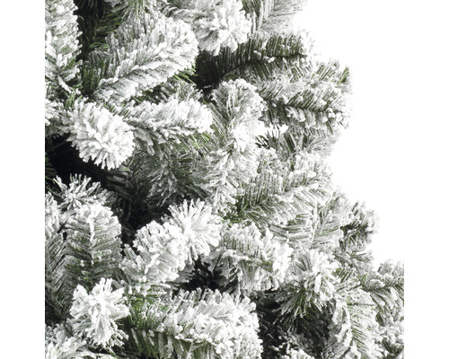Kunstkerstboom, dennenboom Lafiora, besneeuwd, H 215 cm, groen en wit